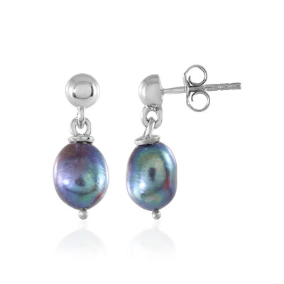 Orecchini in argento con Perla Mistica d'Acqua Dolce