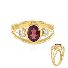 Anello in argento con Granato Malawi