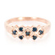 Anello placcato in oro con Diamante Fancy