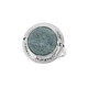 Anello in argento con Fuchsite (dagen)