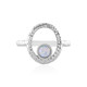 Anello in argento con Opale di Welo (MONOSONO COLLECTION)