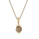 Collana in oro con Diamante Champagne I2
