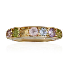 Anello in argento con Peridoto della Birmania