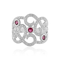Anello in argento con Rubellite (de Melo)