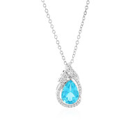 Collana in argento con Topazio Paraiba