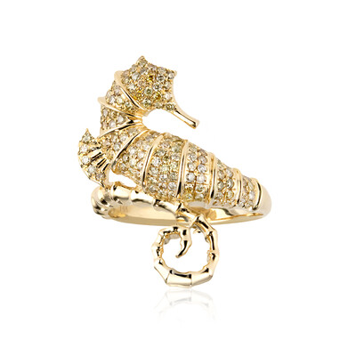 Anello in oro con Diamante Fancy SI2 (CIRARI)