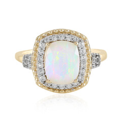 Anello in oro con Opale di Welo
