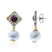 Orecchini in argento con Perla di Acqua Dolce (Dallas Prince Designs)