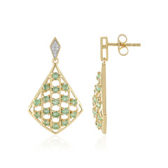 Orecchini in argento con Smeraldo Socoto