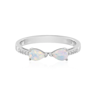 Anello in argento con Opale di Welo