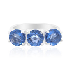 Anello in argento con Fluorite Cangiante