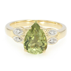 Anello in oro con Tormalina Paraíba (AMAYANI)