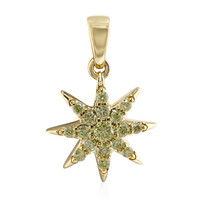 Ciondolo in oro con Diamante Giallo VS1
