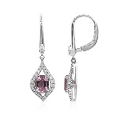 Orecchini in oro con Spinello Birmano Rosa (CIRARI)