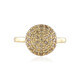 Anello in oro con Diamante Champagne I2 (de Melo)