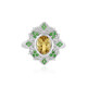 Anello in argento con Berillo Giallo