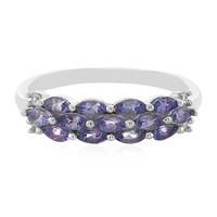 Anello in argento con Tanzanite