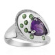 Anello in argento con Ametista Siberiana