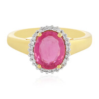 Anello in argento con Zaffiro Rosa del Madagascar