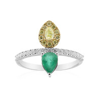 Anello in oro con Smeraldo Zambia AAA (CIRARI)
