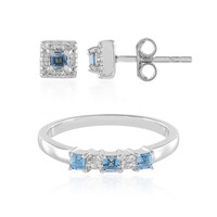 Anello in argento con Acquamarina Ofiki