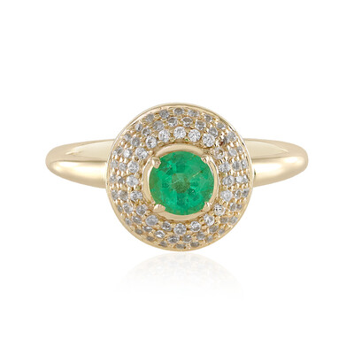 Anello in oro con Smeraldo Russo