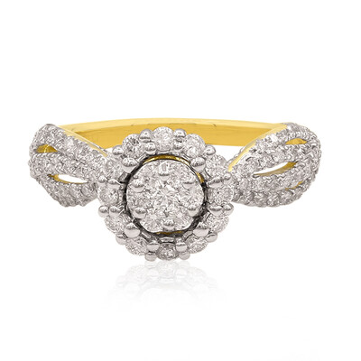 Anello in oro con Diamante SI1 (G) (Annette)