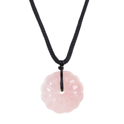 Collana con Quarzo Rosa