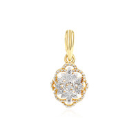 Ciondolo in argento con Diamante I2 (I)