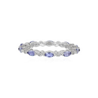 Anello in argento con Tanzanite