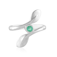 Anello in argento con Smeraldo Colombiano