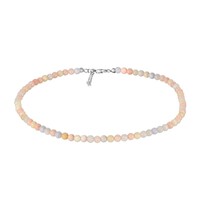 Collana in argento con Berillo Fancy