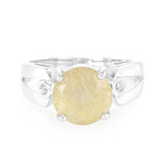 Anello in argento con Quarzo Rutilato