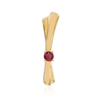 Ciondolo in oro con Berillo Rosso