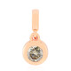 Ciondolo in oro con Diamante Rose de France VS1 di Argyle (Annette)