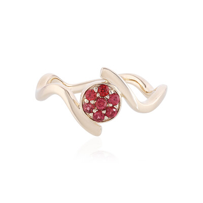 Anello in oro con Rubino Tanzania (de Melo)