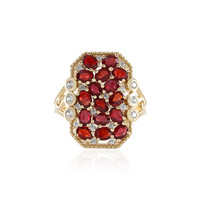 Anello in oro con Rubino Tanzania