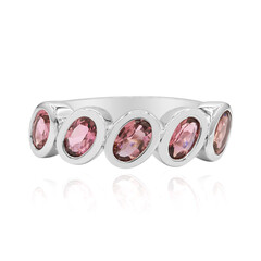 Anello in argento con Tormalina Rosa
