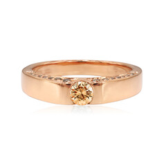Anello in oro con Diamante Rose de France SI1 di Argyle