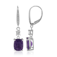 Orecchini in argento con Ametista Zambiana