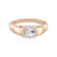 Anello in argento con Topazio Bianco