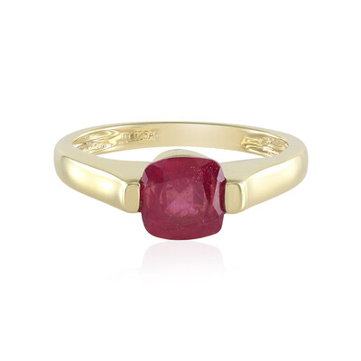 Anello in argento con Rubino del Madagascar