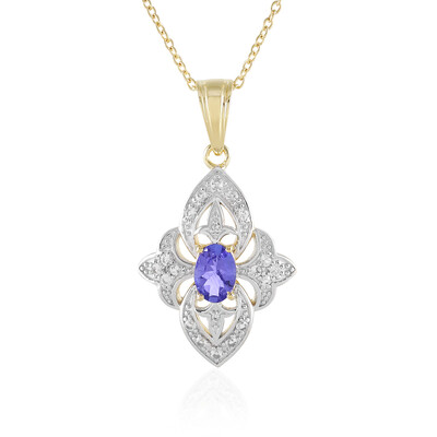 Collana in argento con Tanzanite