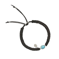 Bracciale in argento con Larimar