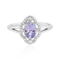 Anello in argento con Tanzanite (non riscaldata)