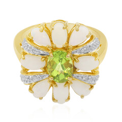 Anello in argento con Peridoto