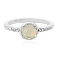 Anello in argento con Opale di Welo