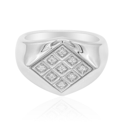 Anello in argento con Diamante I1 (G) (Annette)