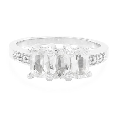 Anello in argento con Berillo Himalayano