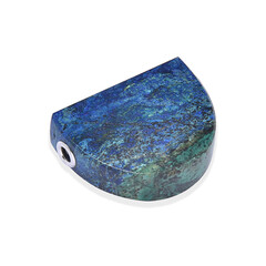 Ciondolo in argento con Malachite Azzurrite